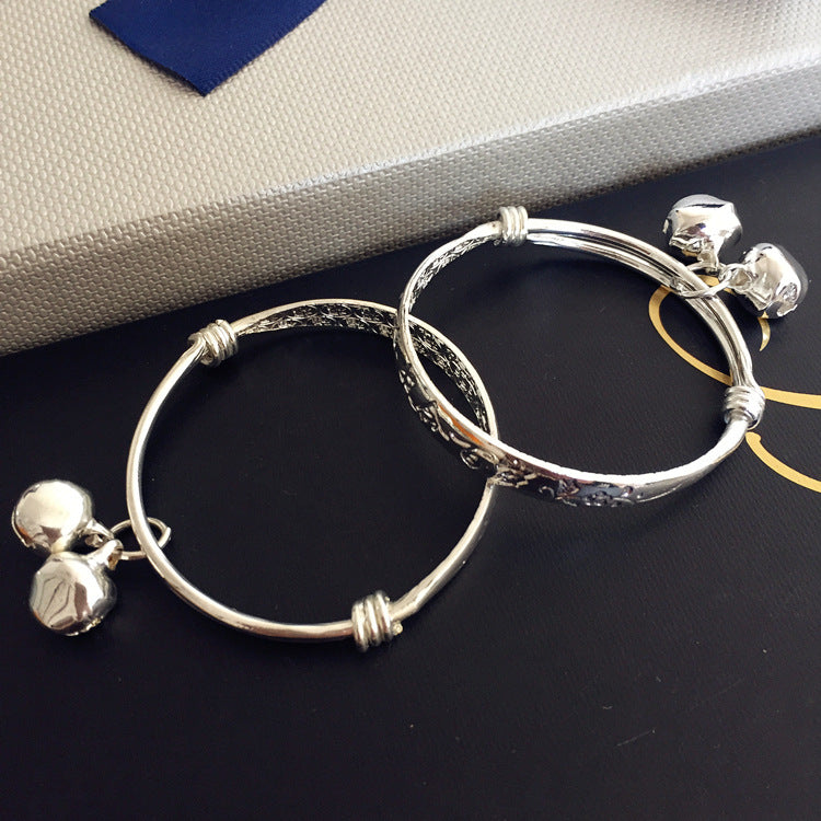 Wholesale Children's Fashion Simple Silver Bracelet